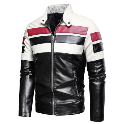 Chaqueta de cuero vintage motorista