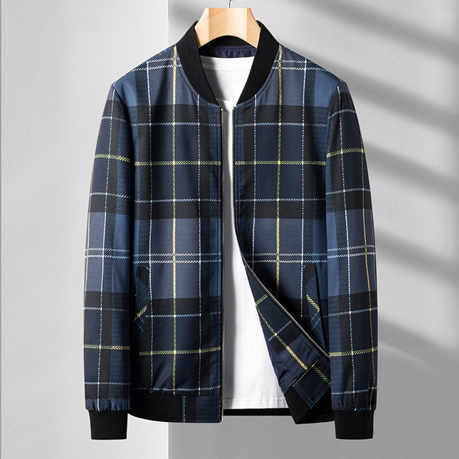 Chaqueta bómber Ansel a cuadros