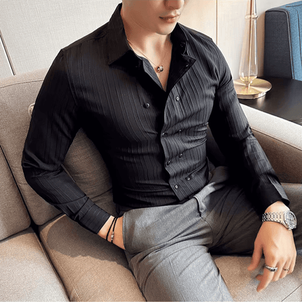 Camisa Oxford a rayas