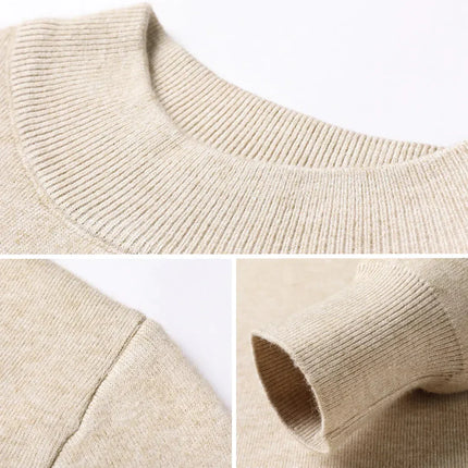 Suéter de cuello alto slim para hombre