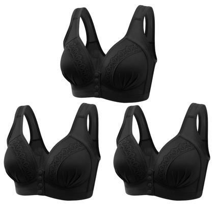 Kit Sujetador Push Up Cierre Delantero - Monalisa
