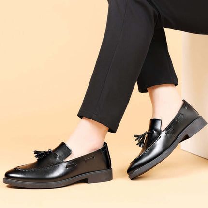 Mocasines Valente con borlas de cuero